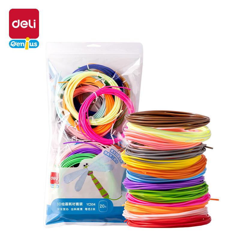 3D baskı kalemi seti, 20 renk, PCL malzeme - 1