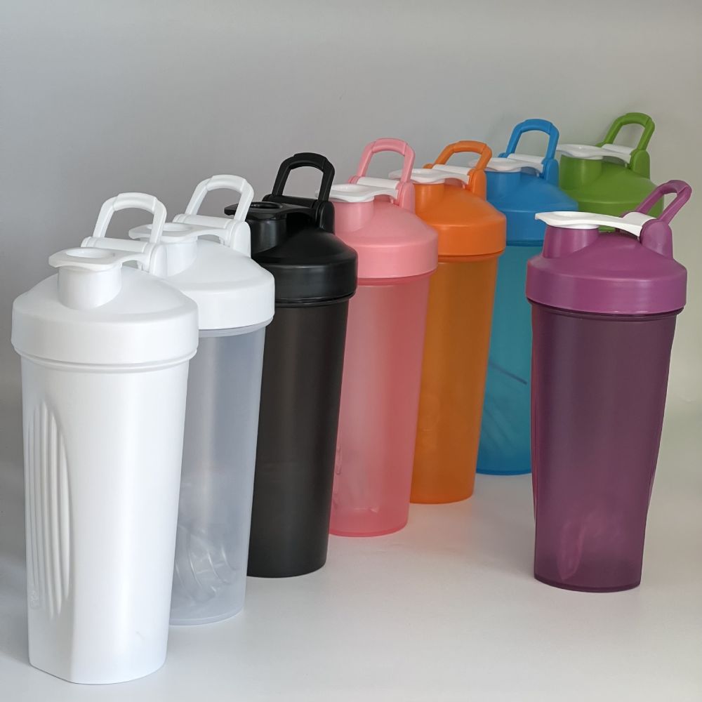 600ml Plastik Shaker Bardak Protein Tozu Smoothie Bardağı Taşınabilir Fitness Spor Su Bardağı Logo Üreticisinden Doğrudan Tedarik - 3
