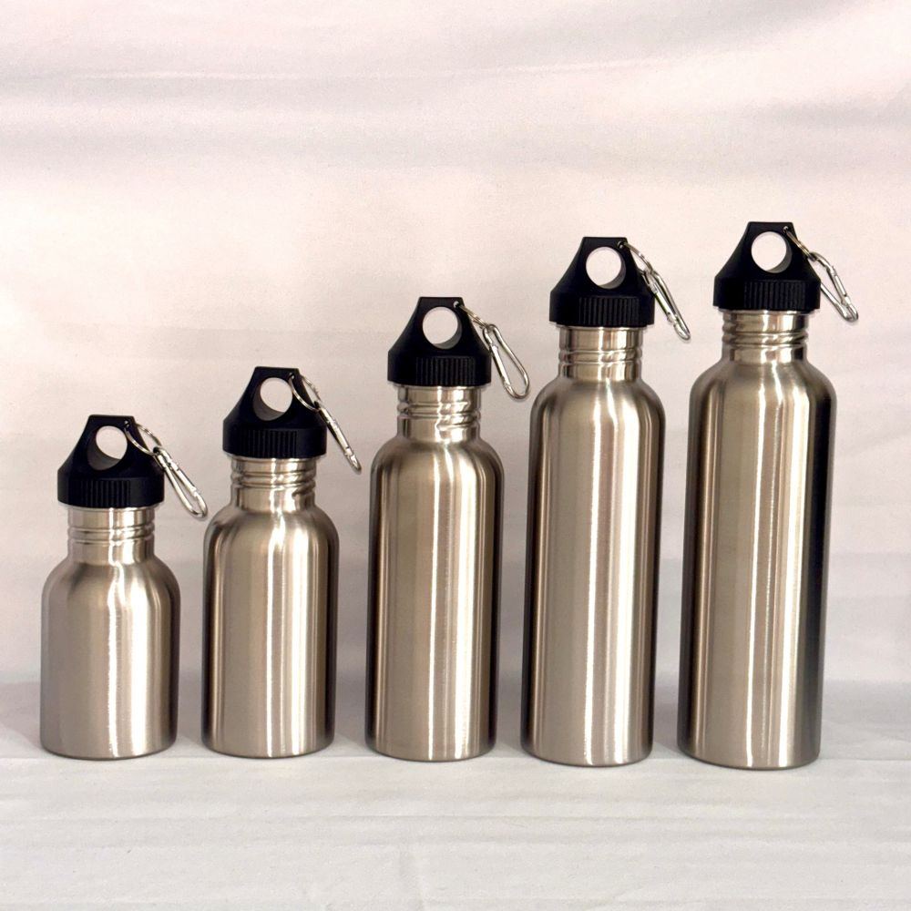304 stainless steel water cup sports water bottle outdoor portable large capacity water bottle stainless steel single-layer American wide-mouth bottle - 9