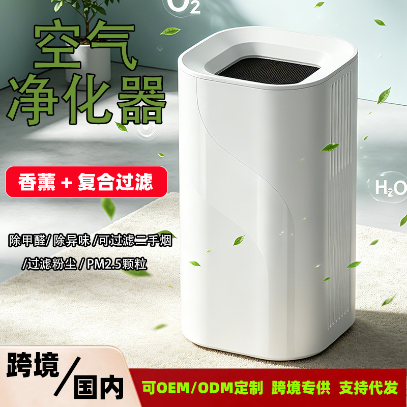 Cross-border USB Home Negative Ion Air Purifier Remove Smoke Formaldehyde Odor Pet Hair Air Purification Machine