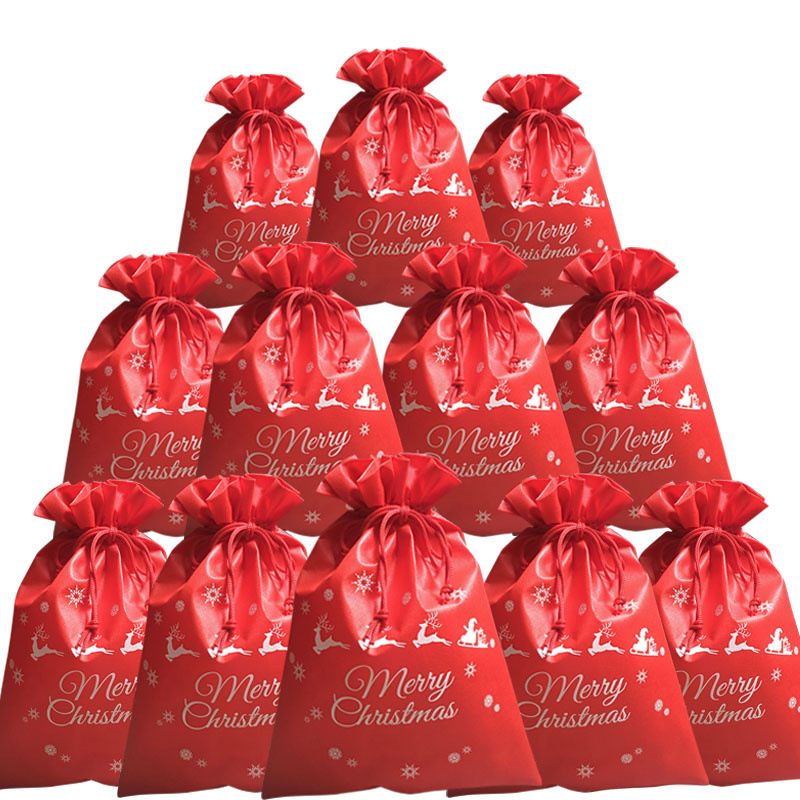 Non-Woven Drawstring Wedding Candy Bag, Logo Printed