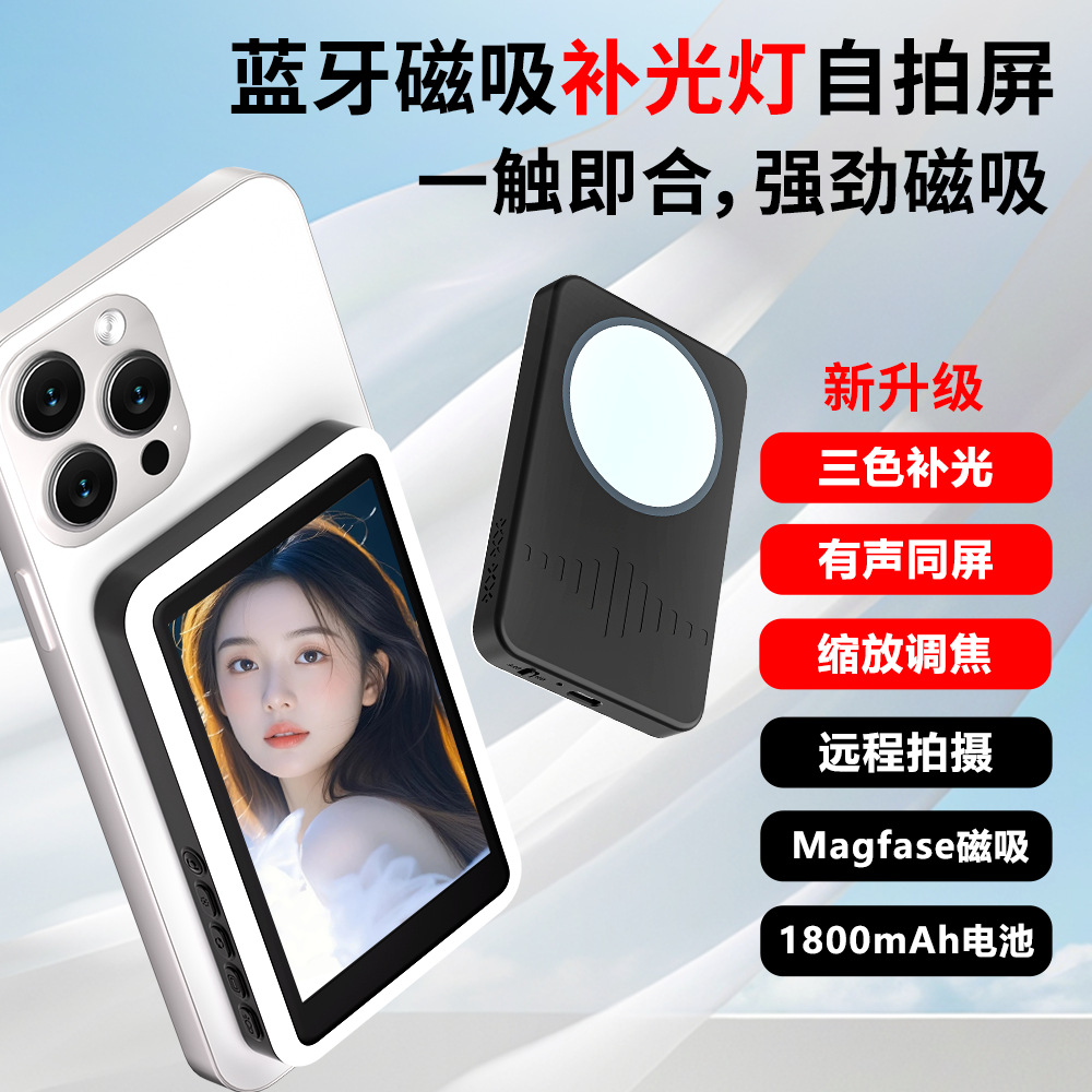 Phone Selfie Screen Projector for Live Streaming Rearview Mirror Display - 1
