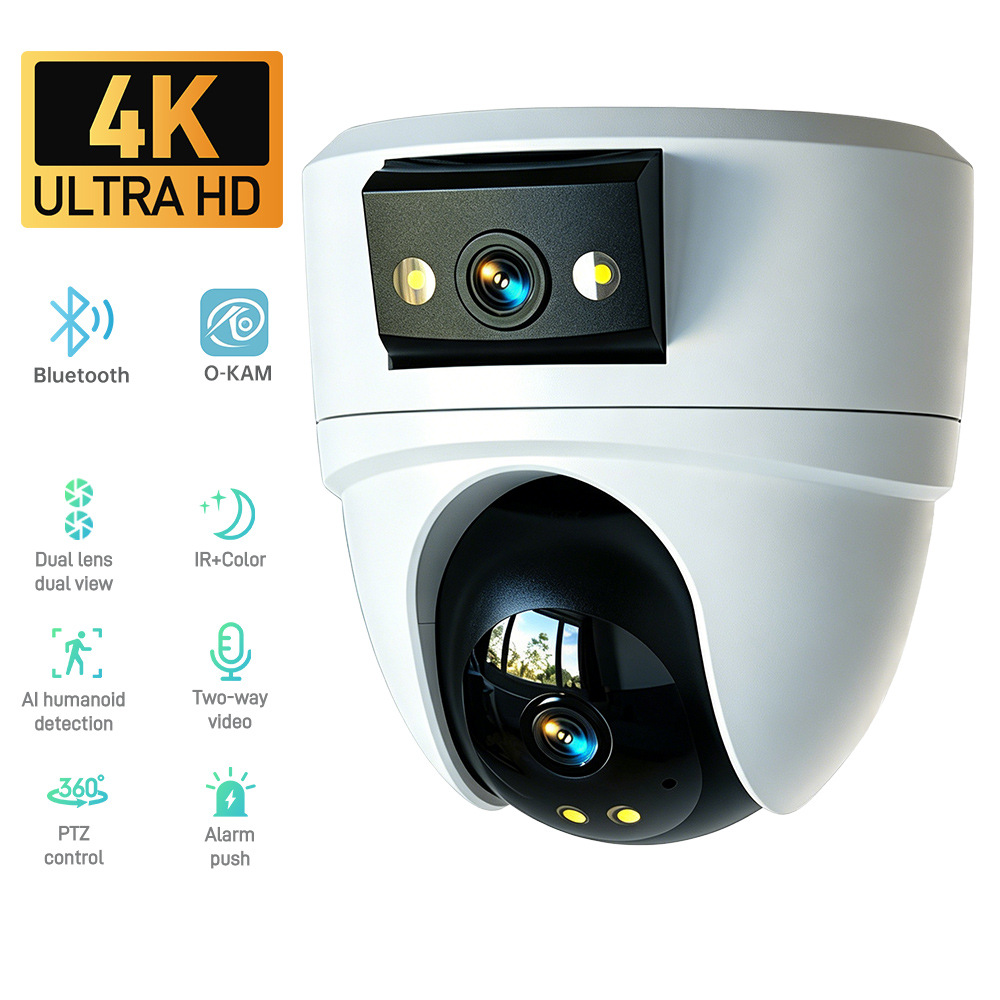 跨境专供无线WIFI摄像影头360度手机远程商用家用高清室内监控器 - 1
