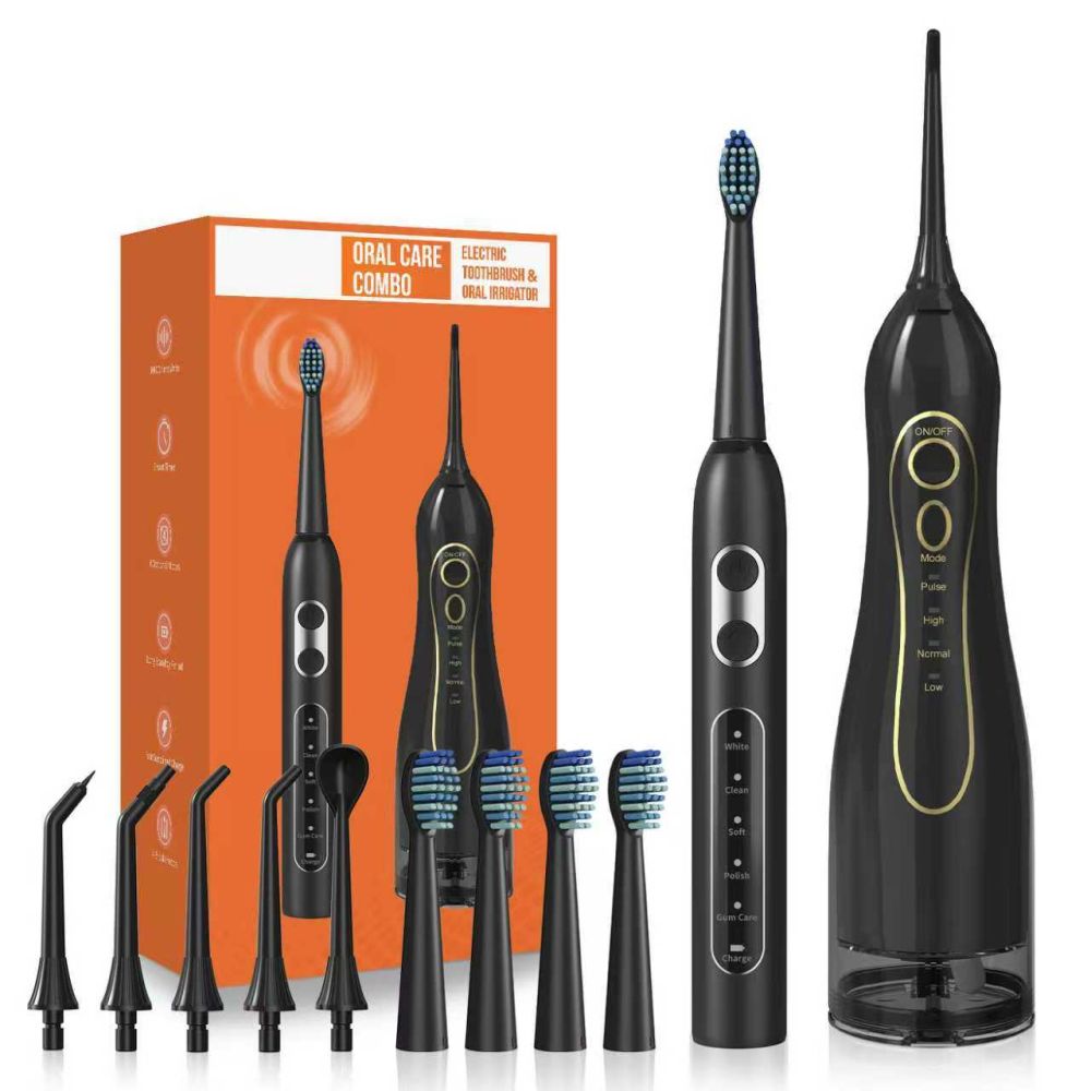F5 diş ipi T8 elektrikli diş fırçası şarjlı set - 1