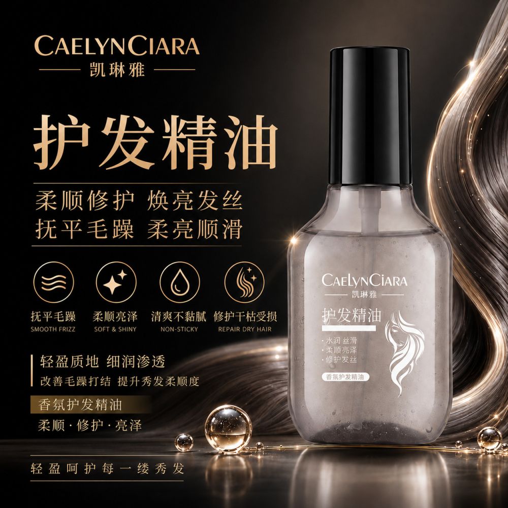 凯琳雅修护润泽护发精油防毛躁改善干枯日常护理柔顺亮泽不油腻