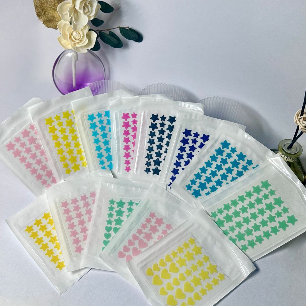 Cross-border Hydrocolloid Acne Patch Cartoon Star Acne Patches Concealing Pus-Absorbing Acne Patch Blackhead Removal Patch Manufacturer Wholesale