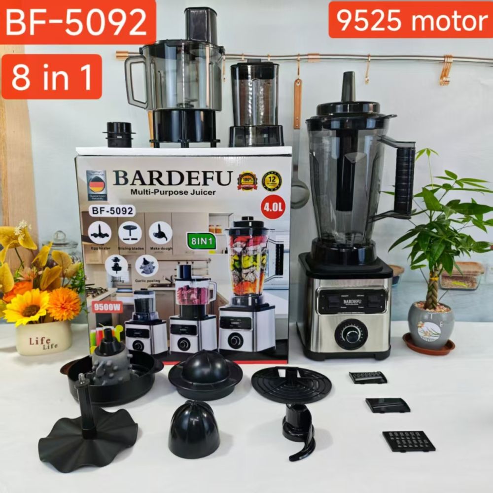 Paslanmaz çelik blender, 4L, 8-in-1, ticari