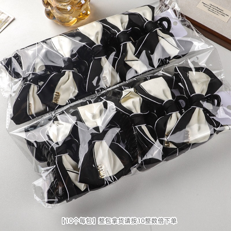 Kartenverpackte Schleifenklemme im eleganten Chanel-Stil, Haarklemme für große Haarmengen, Supermarkt-Haarzubehör für Damen, Haarklemme für den Hinterkopf, Hai-Klemme - 5