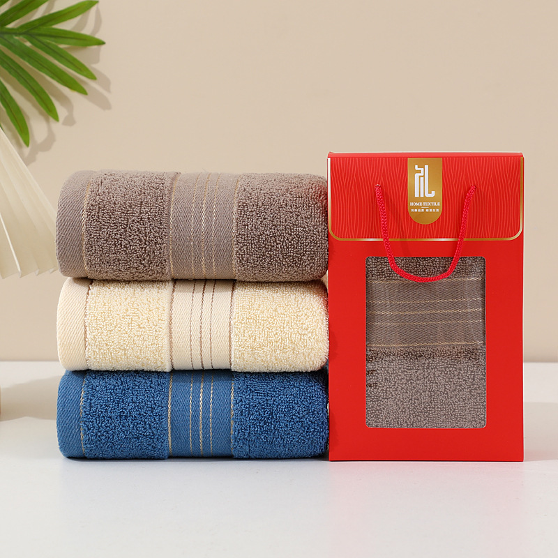Baumwoll-Handtuch Geschenkset, einzelnes Badetuch