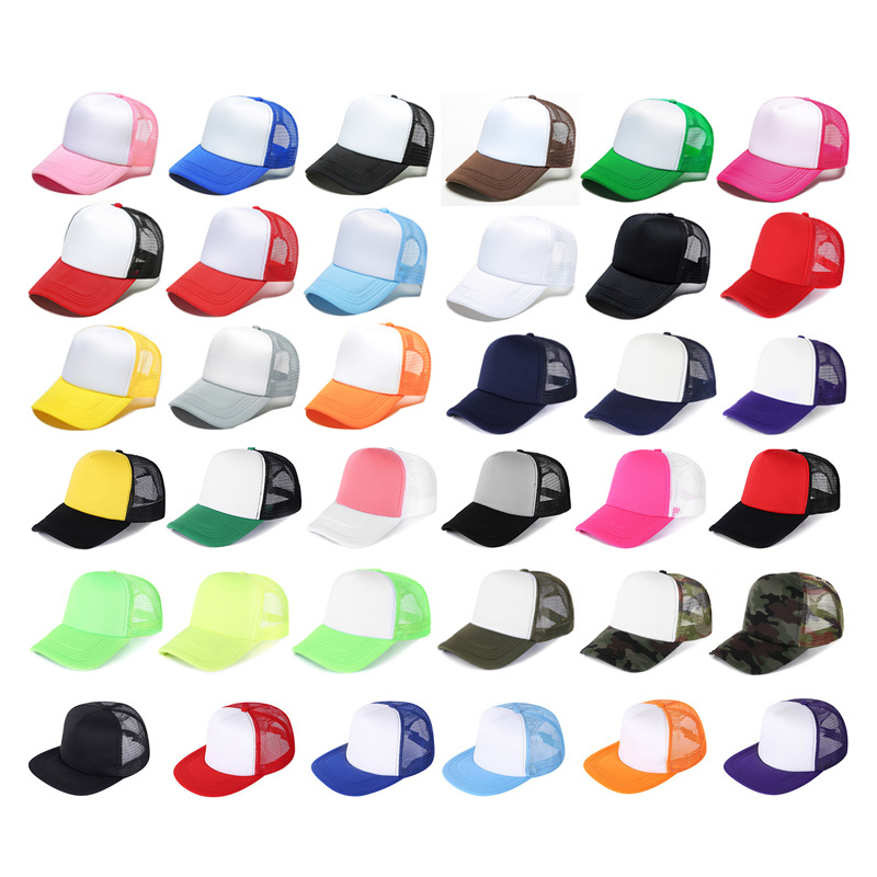 Logo Embroidered Sponge Mesh Cap, Printed Promotional Cap, Travel Cap, Embroidered Basebal