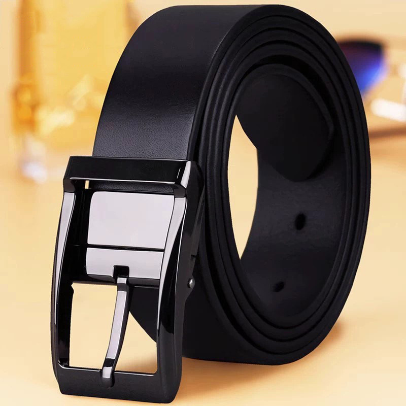 Paolo genuine cowhide belt, two-layer leather