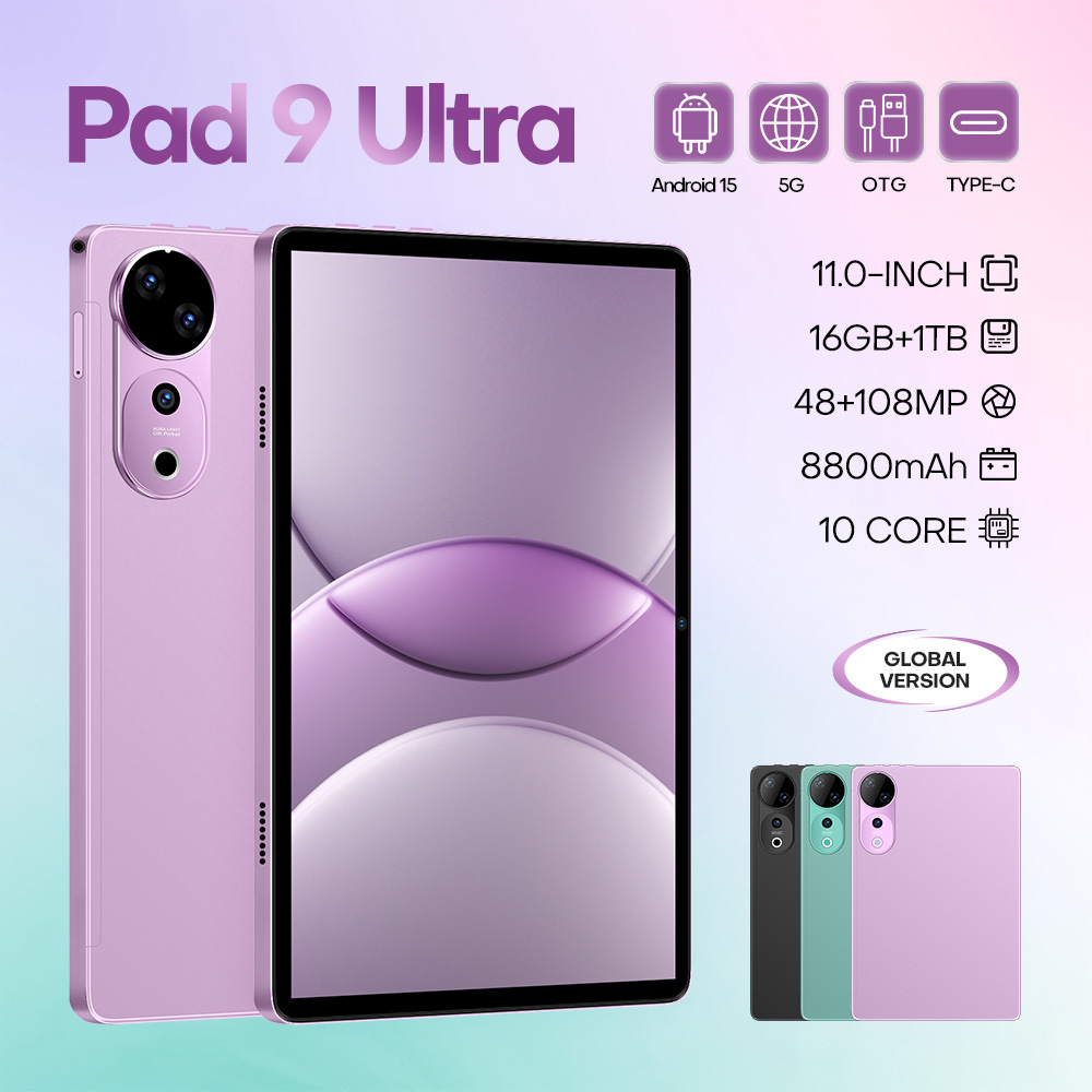 Pad9Ultra grenzüberschreitendes neues beliebtes Modell Android-Smart-Tablet mit 3G-Anruffunktion 10,1 Zoll 3+32G Versand ins Ausland