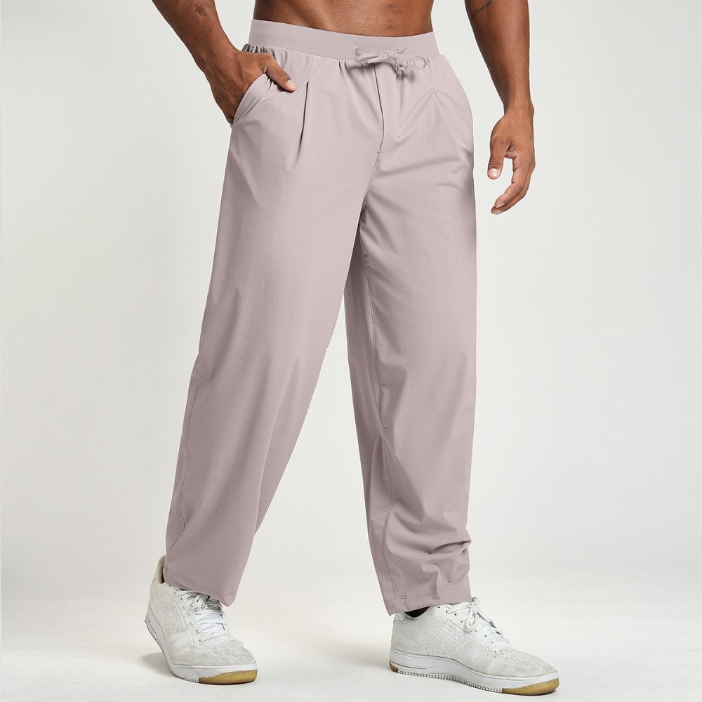 Cross-border men's sports casual skin-friendly quick-dry breathable outdoor spring summer home commuter outdoor hiking long pants 9530