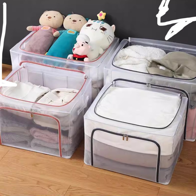 Transparente Kleidungsaufbewahrungsbox, großes Fassungsvermögen