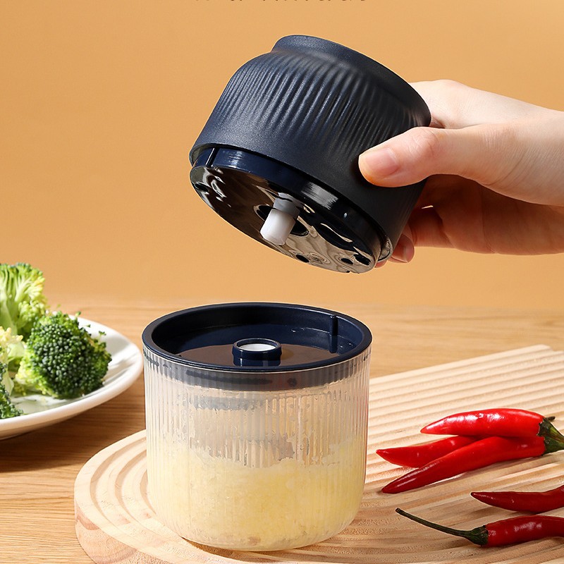 ✅ Electric garlic press, household food supplement machine, small multifunctional meat grinder, wireless rechargeable garlic mincer, garlic crusher - 5