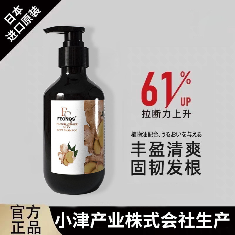 Japanese Ginger Shampoo with Ginger Juice, Oil Control and Volume - 1