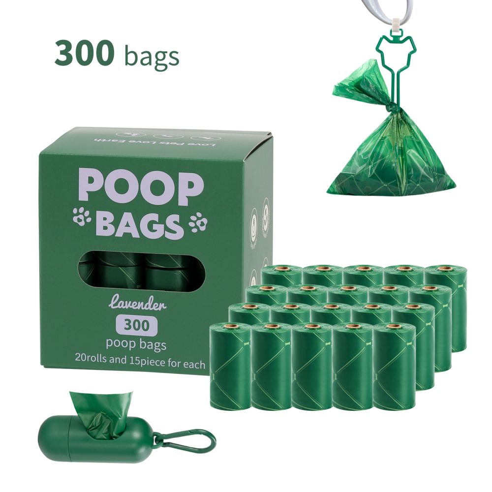 Biodegradable Pet Waste Bags with Dispenser, Boxed