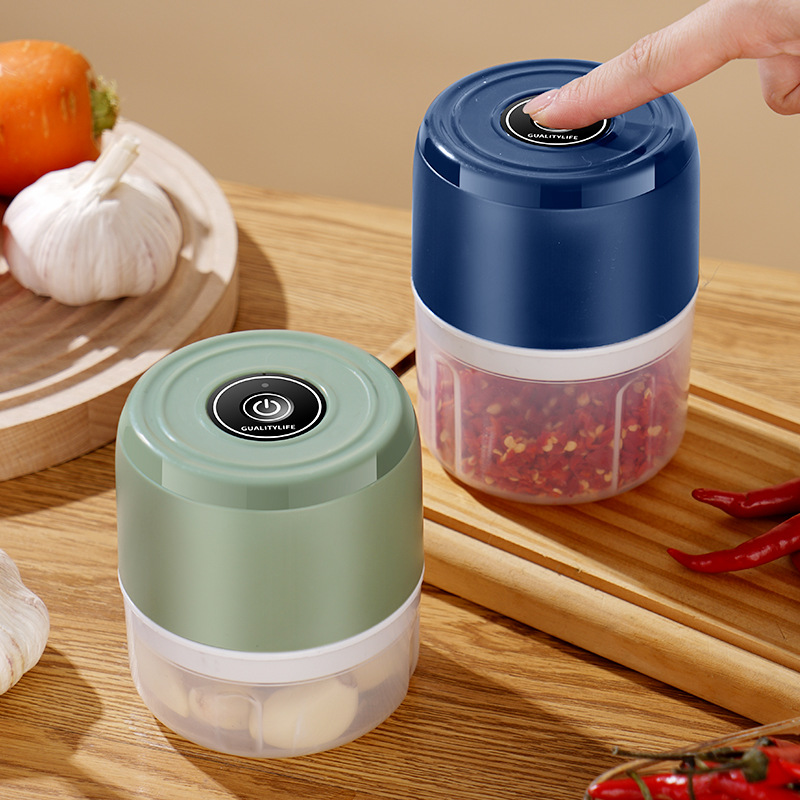 Cross-border mini wireless electric garlic masher, garlic peeler, garlic crusher, garlic mincer, garlic peeler, garlic press, kitchen home - 5