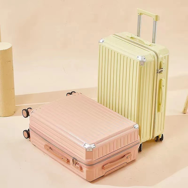 Neuer Koffer mit universellen Rollen, Reisekoffer, Koffer für Jungen und Mädchen, Schülerkoffer, modischer Koffer mit großer Kapazität, Zahlenkombinationsschloss - 1