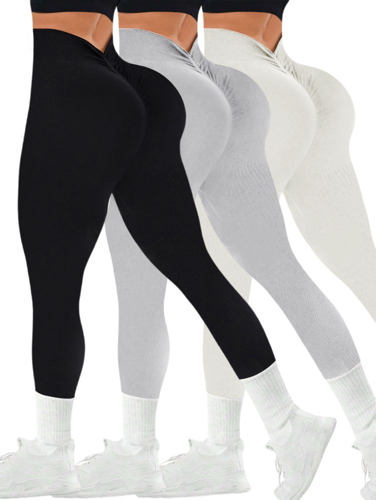 Women's High-Waist Seamless Yoga Leggings, Butt-Lifting Quick-Dry Sports Pants