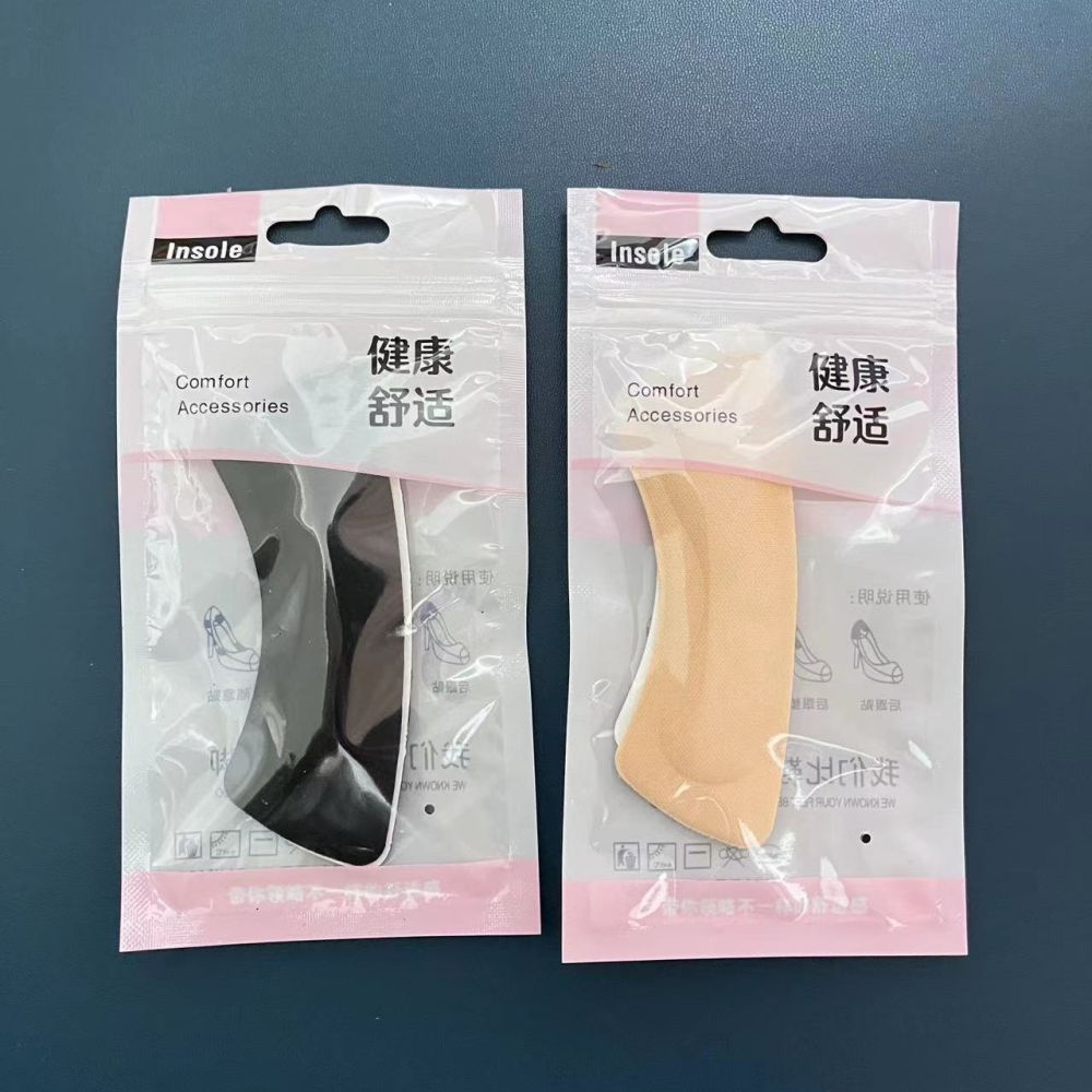 4D Thickened Anti-Wear Heel Back Stickers, Prevent Heel Slipping Shoe Heel Grip Pads for High Heels, Half-Size Adjustment Cushion, Invisible Anti-Slip Gadget