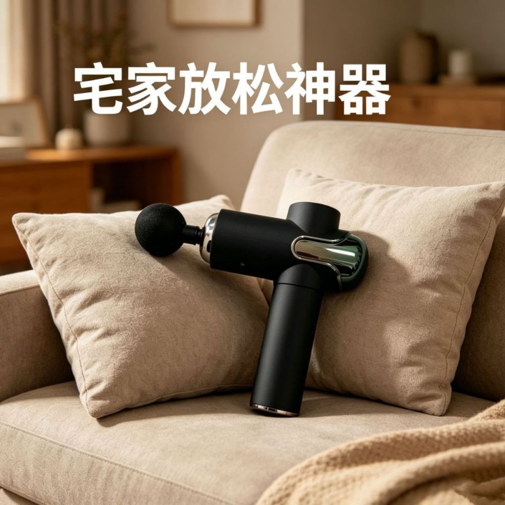 充电款多功能按摩枪运动健身筋膜枪手持按摩神器颈膜枪肌肉按摩器