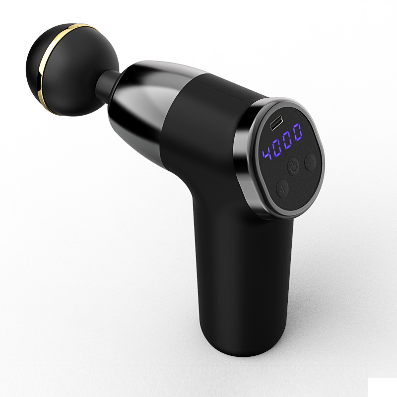 USB-aufladbare Mini-Faszienpistole, Schlag- und Vibrationsfunktion, tragbar