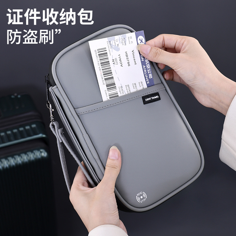 Pasaport Koruma Çantası RFID Korumalı Seyahat Düzenleyici - 1