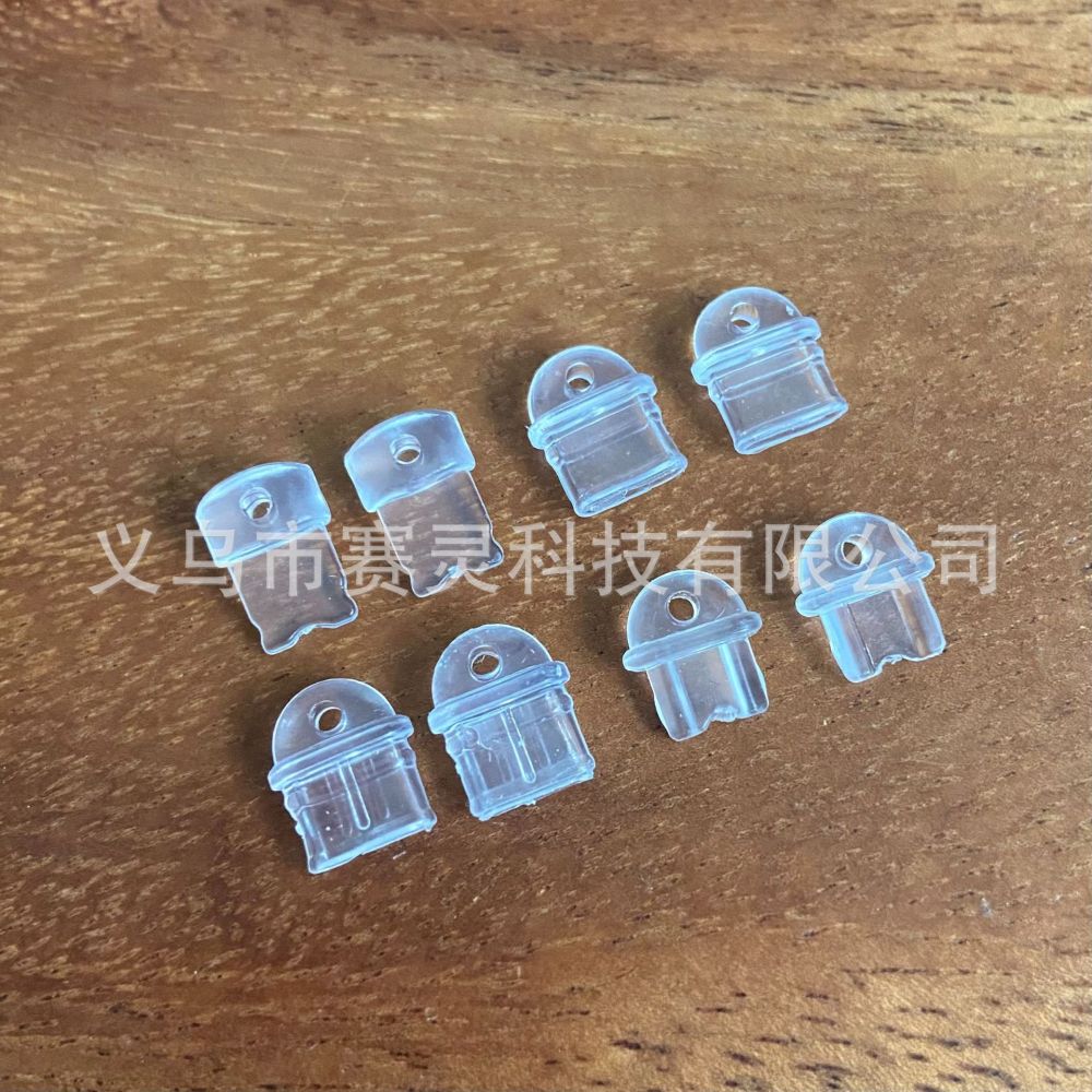 DIY transparent Type-C charging port dust cap decorative earphone jack
