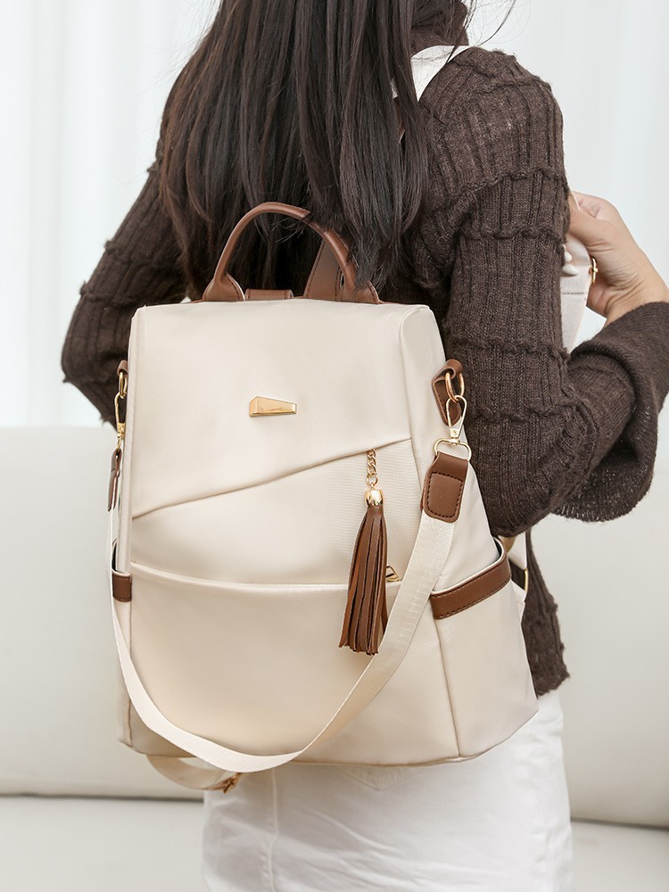Damen Rucksack, Oxford-Stoff, lässig Pendler, schlichtes Design