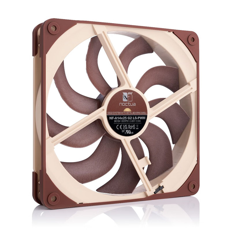Owl NF-A14X25 G2 PWM 14cm Case Fan with Smart Temperature Control