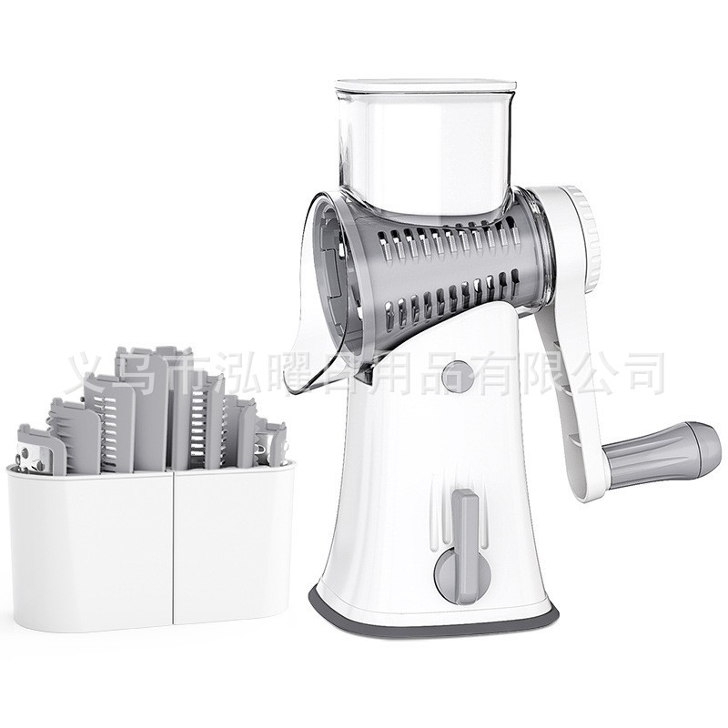 Hand-crank vegetable chopper, potato and cucumber grater - 1