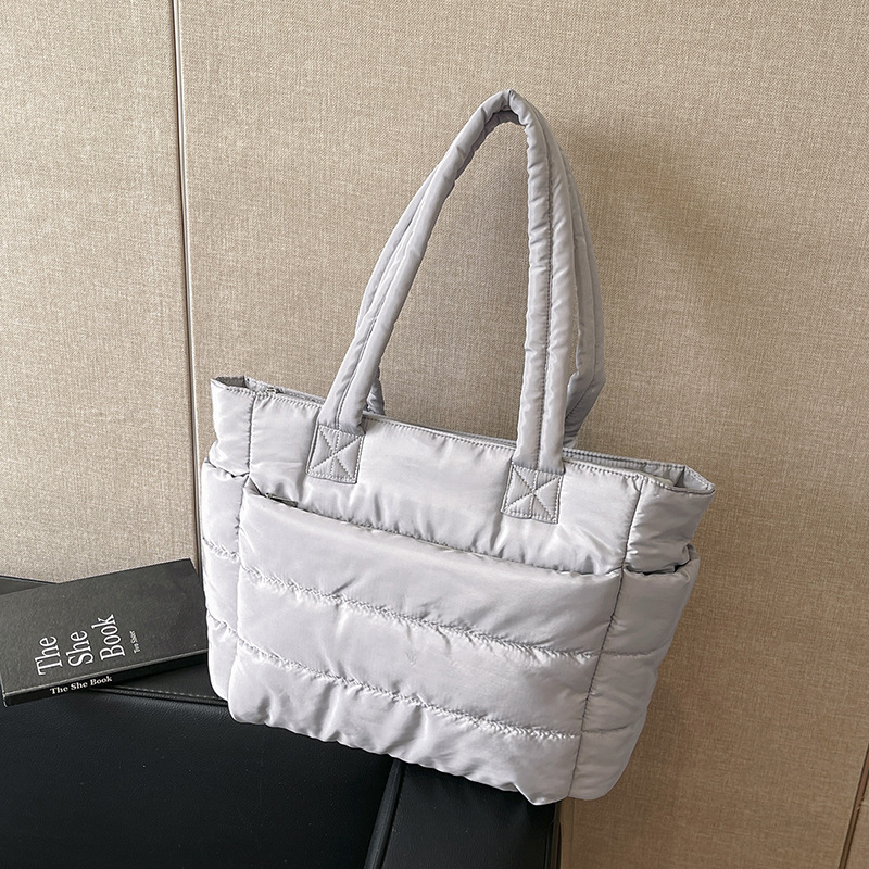 Grenzüberschreitende Damen-Baumwoll-Tragetasche, leichte Laptop-Tasche, Vorstadt-Großraumreisetasche, Schultasche, individualisiertes LOGO - 5
