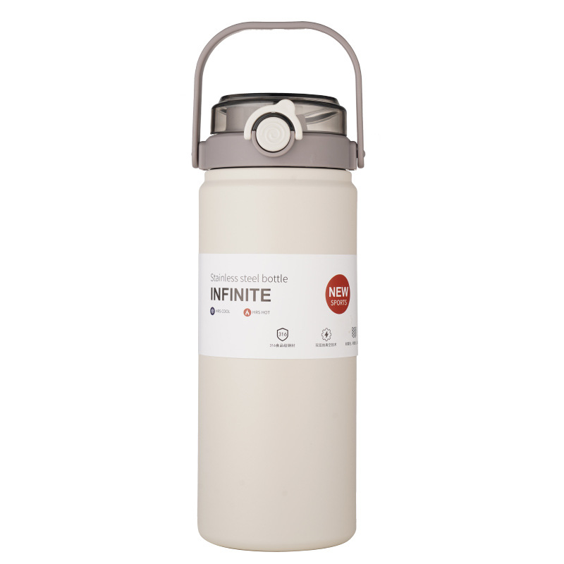 Komfortable und elegante, große Thermoflasche, einfache und tragbare Geschenk-Wasserflasche für Sport- und Outdoor-Nutzung - 6