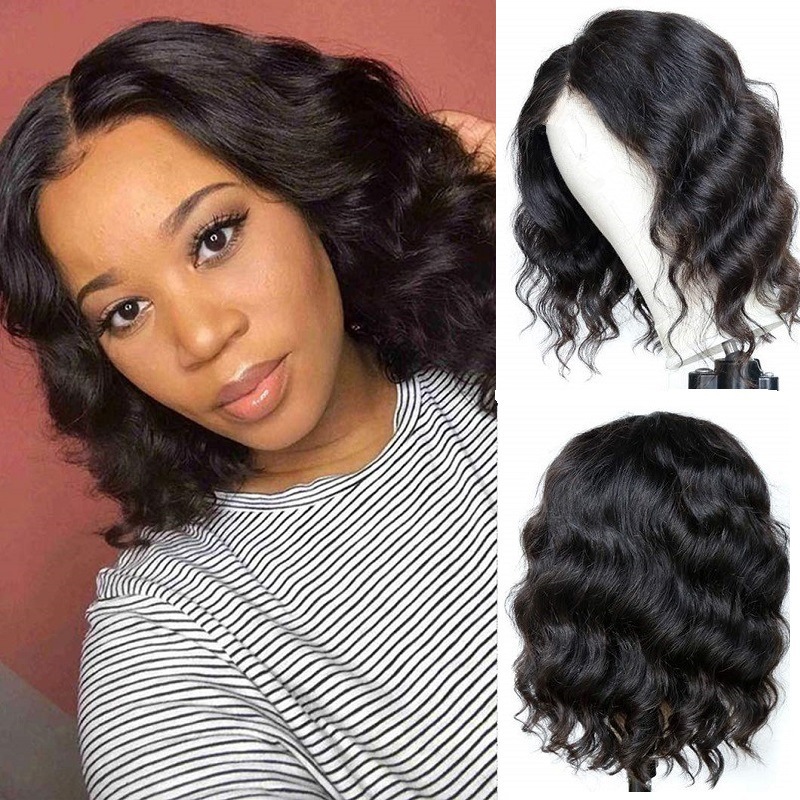 Cross-border Hot-Selling Europe & America Women's Daily Short Curly Wig, Heat-Resistant High-Temperature Silk Synthetic Wig, Chemical Fiber Full Head Cap
