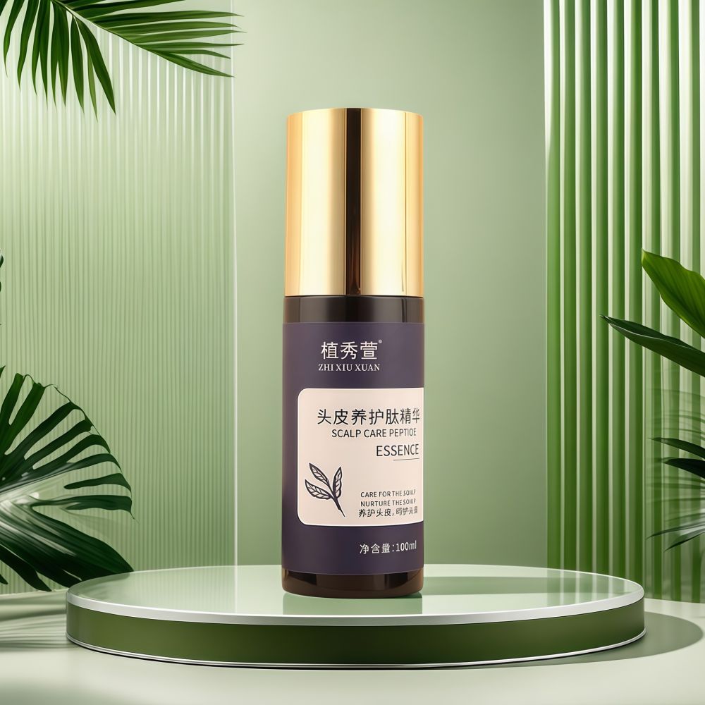 头皮养护肽精华液当归何首乌洗发水通用护发精油白发转黑专用留香 - 1
