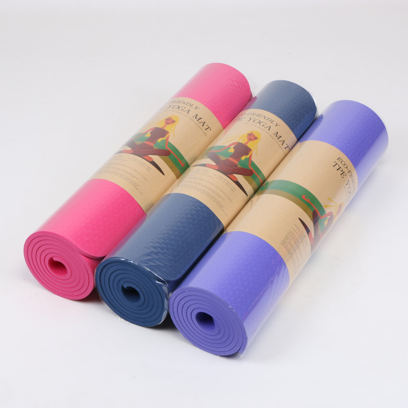 Umweltfreundliche TPE-Yogamatte, 8 mm Dicke