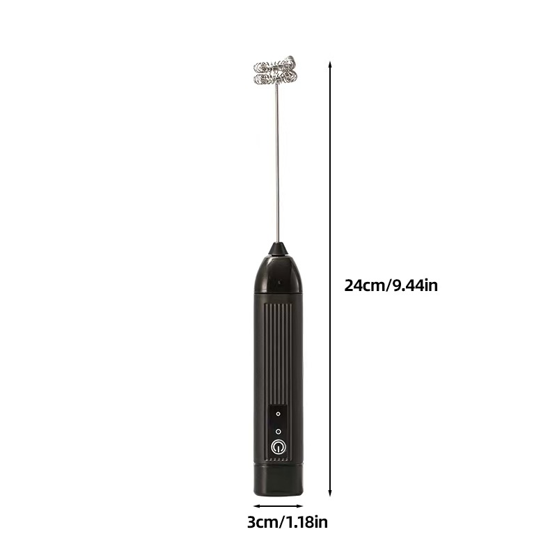 Milchaufschäumer Zuhause kabelloses elektrisches Milchaufschäumgerät Mini-Kaffee-Milchaufschäumer tragbarer elektrischer Handmixer für Eier - 7