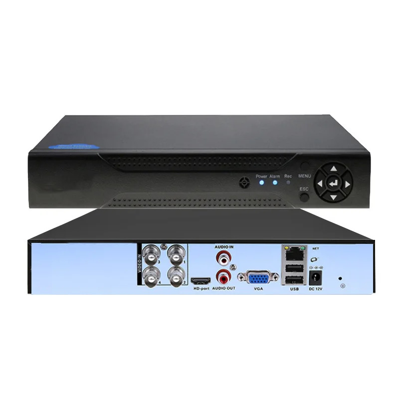 4ch/8ch koaksiyel DVR video kaydedici 1080N/1080P beşi bir arada çok kanallı izleme gerçek zamanlı video kaydedici - 1