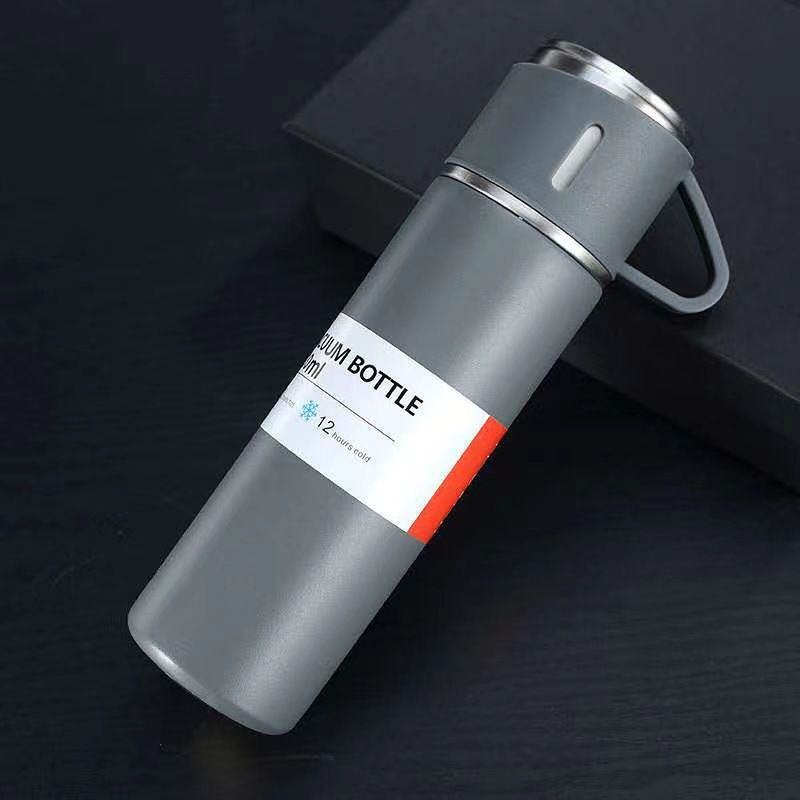 304 vacuum insulated stainless steel thermos cup single container three lids gift box set business water cup gift wholesale printed logo - 10
