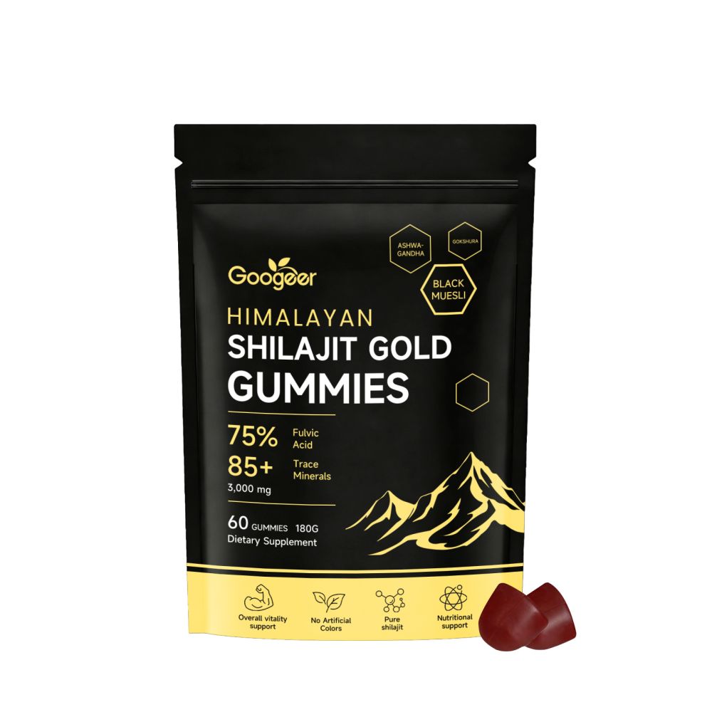 GOOGEER Shilajit Sakız Enerji Metabolizması ve Canlılık Desteği