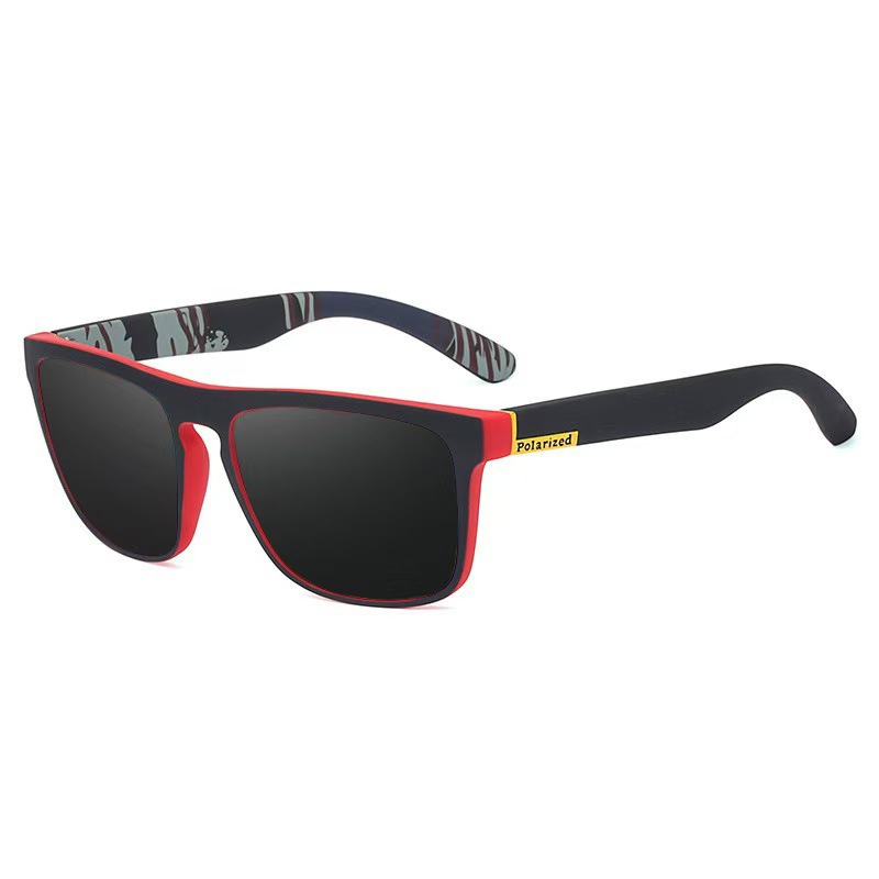 731 Colorful Film Sports Polarized Sunglasses Elastic Paint Cycling Anti-Wind Anti-UV Men's Polarized Sunglasses - 11