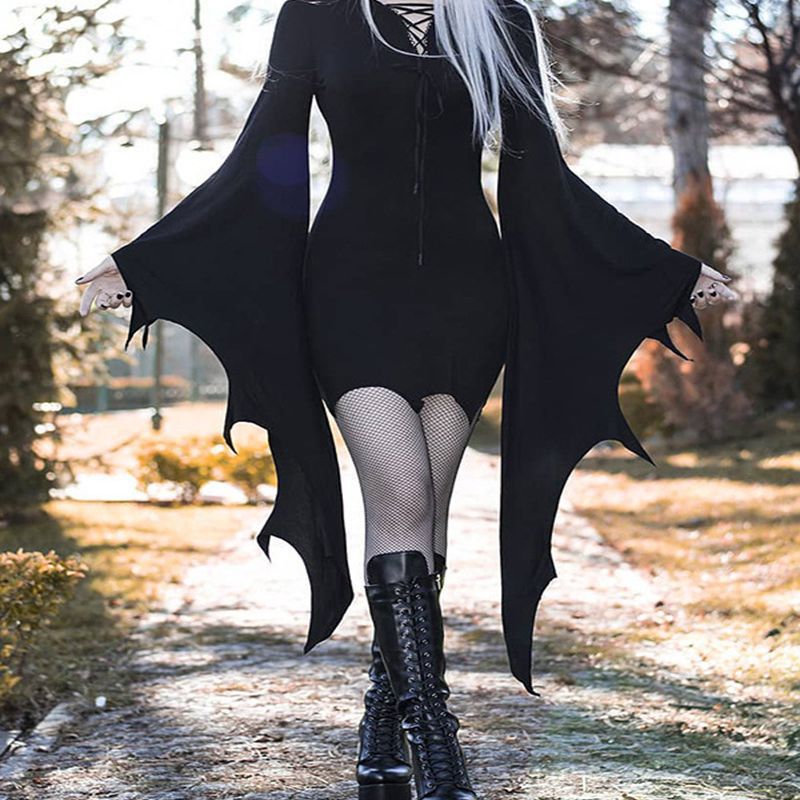 Women's Strappy Dress, Christmas and Halloween Vampire Party Costume, Customizable