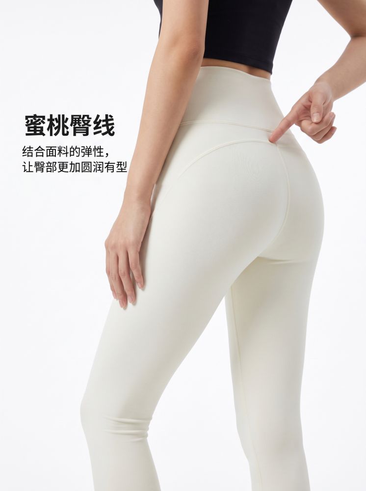 跨境高弹塑形瑜伽裤女士运动健身不卷边打底裤高腰收腹提臀鲨鱼裤