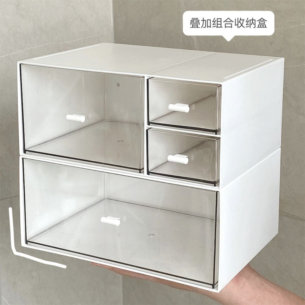 Desktop Drawer Storage Box Acrylic Transparent
