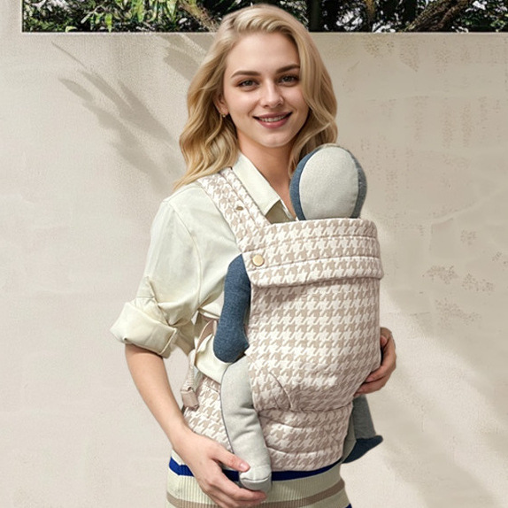 Multifunctional Adjustable Baby Carrier with Pure Cotton Straps - 1