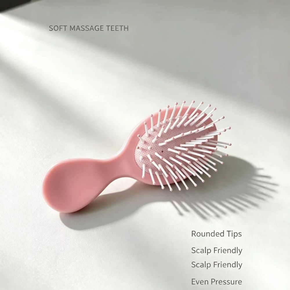 Macaron Mini Air Cushion Massage Comb, Portable Pocket Hair Comb