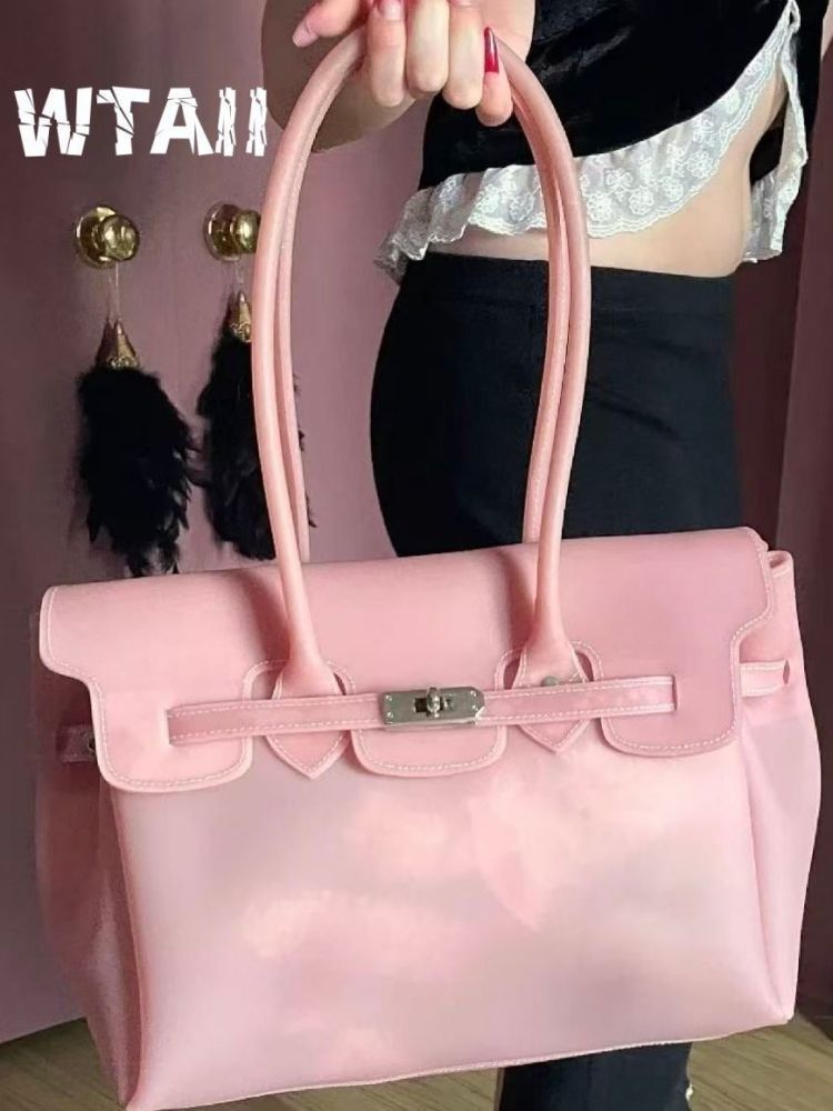 Transparente Jelly-Tote-Bag, großes Fassungsvermögen, Damen-Achseltasche