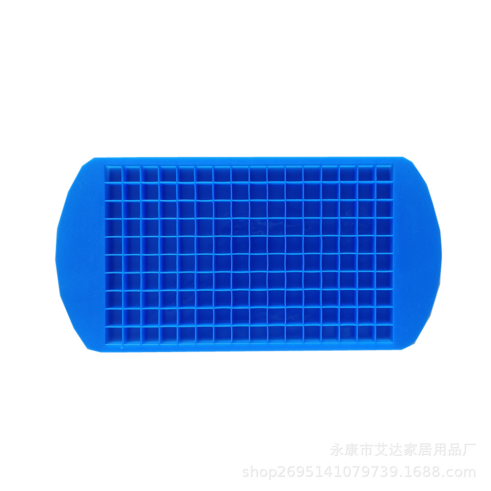 Silicone mini ice mold 160 compartments crushed ice cube ice maker 1cm small square ice tray factory ready stock - 6