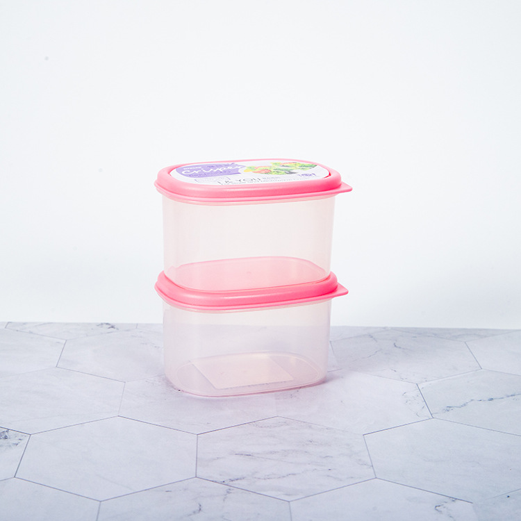 Küçük sebzelik mini mühürlü plastik kutu bebek maması takviyesi kutusu kantin gıda numune tutma kutusu anaokulu okul - 3